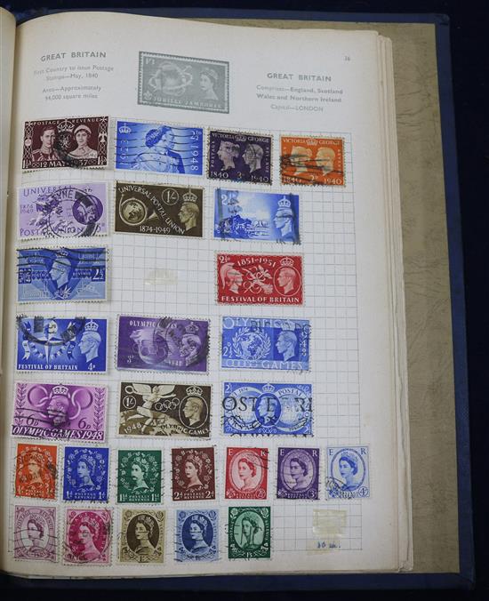 A large quantity of stamps in albums and loose